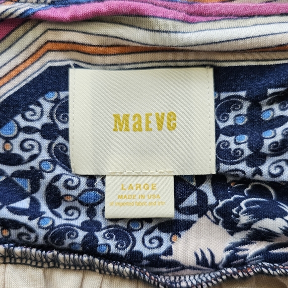 NWOT Anthro Maeve Patterned Maxi Skirt - Picture 5 of 6